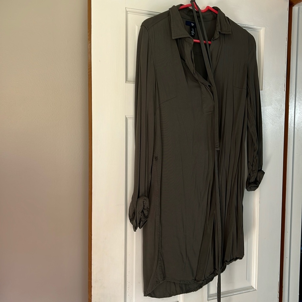 Gap dress with tie for waist